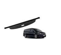 Étagère Arrière Rétractable De Coffre pour Mercedes-Benz V Class Viano Valente Vito W639 2004~2014 Noir Housse Colis Cargo Coque Cache-Bagages Couverture De Cargaison De Coffre