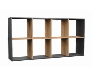 Étagère artisanale Malax 2X4 anthracite