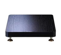 Étagère AV pour platines tournantes et équipements audio - Support en bois pour amplificateurs, imprimantes et boîtiers Sky Box - Rangement compact pour audio domestique élégant pour les amateurs de