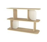 Vente-unique - Etagére avec 2 tablettes - Naturel Clair et Beige - NELERIA