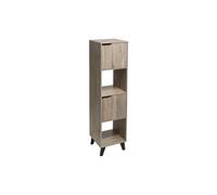 Etagere avec 4 cases en bois coloris naturel - longueur 34 x Profondeur 32 x Hauteur 146 cm -PEGANE- naturel