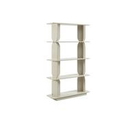 Etagère avec 4 tablettes en MDF - Beige - LUSORIA