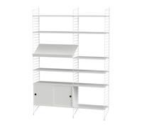 Étagère avec armoire 140x200cm WxHxD 140x200x30cm