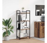 Étagère avec étagère avec stockage Bois d'ingénierie Étagère de Bureau vidaXL vi