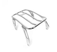 Etagère Bagages Moto Porte-Bagages Arrière Bas pour Indian pour Scout pour Bobber 2018-2023 Noir Brillant(Chrome)