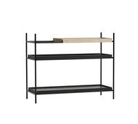 Étagère Basse Woud Tray Noir/chêne