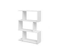 - Etagère bibliothèque 3 Niveaux en MDF - L.70xH.97 cm - Blanc - Aaron