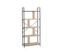 IDMarket - Etagère bibliothèque 5 Niveaux Detroit Design Industriel 170 cm