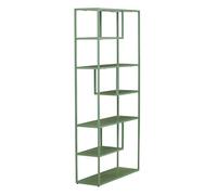 Étagère Bibliothèque 6 Niveaux "Staal" 164cm Vert