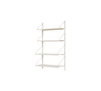 Étagère Bibliothèque à Un Seul Compartiment, 108,4 x 60 cm , Blanc Chaud