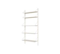Étagère Bibliothèque à Un Seul Compartiment, 185,2 x 80 cm , Blanc Chaud