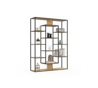 IDMarket - Étagère bibliothèque Detroit 11 compartiments Design industriel 143 cm