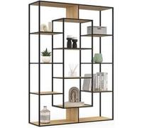 IDMarket - Étagère bibliothèque Detroit 11 compartiments Design industriel 143 cm
