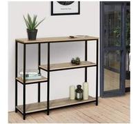 IDMarket – Console étagère bibliothèque Detroit – Design industriel