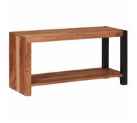 Étagère-bibliothèque en acacia massif 80 x 30 x 40 cm - Marron, 1 tablette autoportante