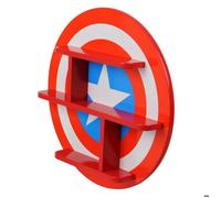 Étagère bibliothèque en bois en forme de Captain America Avengers