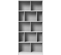Etagère, bibliothèque enfant coloris Blanc - longueur 90 x hauteur 197 x profondeur 38 cm-PEGANE- Blanc G