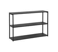 Etagère bibliothèque industrielle basse métal 3 niveaux Industrielle