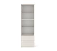 Étagère/Bibliothèque MAJA 60 cm 2 tiroirs - cachemire mat
