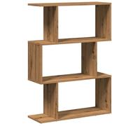 Etagère bibliothèque - mango - à 3 niveaux - chêne artisanal - M2026