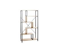 Etagère Bibliothèque "Miranda" 163cm Chêne & Noir