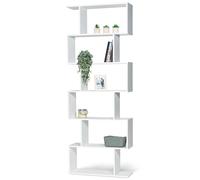 IDMarket - Etagère bibliothèque Sofia Forme S Bois Blanc 189 cm
