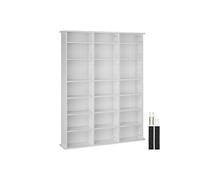 Etagère bibliothèque Stevie 105,5x19x136,5cm - blanc mat
