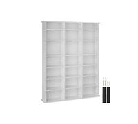 Etagère bibliothèque Stevie 105,5x19x136,5cm - blanc mat
