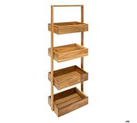 Étagère ""Blackacia"" 4 niveaux 88x26cm en acacia - 5 five simply smart