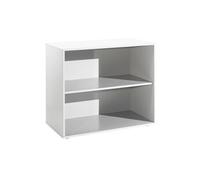 SLEEPY - Etagère Blanche Compatible Lits Mezzanine ou Mi-Haut -