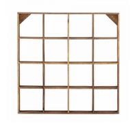 Étagère - BLOOMINGVILLE - Tilo - Bois récupéré - 70x70x10 cm - Marron