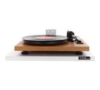 Etagère Bois Enova Hifi pour platine Turnwall Blanc Noir E