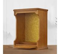 Étagère Bouddha, Cabinet en Bois pour la Maison, Niche d'offrandes bouddhistes, Statue de Guan Gong et Guanyin pour la présentation d'encens et d'hommages(Classical,44.5x29.5x58cm)