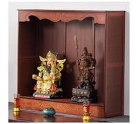 Étagère Bouddha pour temple de la maison, Pooja Mandir, autel Feng Shui, affichage du sanctuaire ancestral, table de méditation, armoire de prière, support de statue bouddhiste