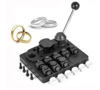 Etagere Bureau Machine à cintrer les anneaux métalliques for la fabrication de bijoux, kit d'outils formage et laminage bagues rondes en or, argent cuivre for le bricolage(Black-Metal Bender 1)