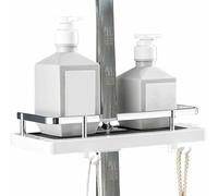 Étagère Caddy Avec Coulissante | Douche Sans Perçage | Étagère De Glissière Avec Conception De De Câble Pour Les Serviettes D'hôtel