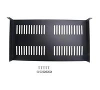 Étagère cantilever ventilée 1U pour montage en rack serveur, compatible avec les baies et armoires d'équipements