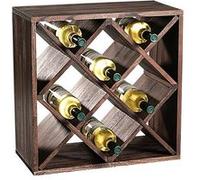 Etagère carré pour bouteilles à vin - 12 compartiments
