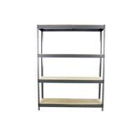 Simonrack - Étagère métallique 4 niveaux - 2000 x 1800 x 900 mm - KIT SIMONFORTE - CHIPBOARD - Gris - Bois