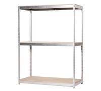 Étagère charge moyenne 500 à 600kg - 2000x2400x900 - 3 niveaux Bois - SIMON RACK - 8435104951064