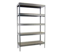 Étagère charge moyenne 500 à 600kg - 3000x1200x600 - 5 niveaux Bois - SIMON RACK - 8435104956939