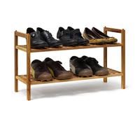 Relaxdays 3x Étagères à chaussures Armoire noyer