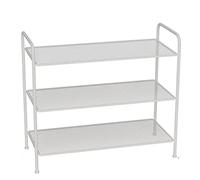 Etagere Chaussure,Multifonction Étagère À Chaussures En Métal Pour Couloir D'entrée De Salon Et Vestiaire Rangement Polyvalente Pour Vêtements, Serviettes Banc de Rangement(White,68*29*63cm)