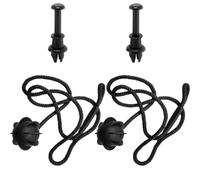 étagère colis cordon Compatible Avec Seat Pour Leon 2006 2007 2008 2009 2010 2011 2012 2013 2 Pièces Lanière De Couvercle De Coffre De Voiture Clip De Tablette Arrière