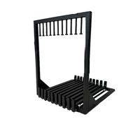 Étagère coulissante au sol en bois, étagère multifonction pour salles d'exposition et magasins