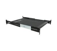 StarTech.com Etagère coulissante pour Montage en Rack de Serveur ventilé 2U - Profondeur ajustable 48 cm Capacité de charge 23kg - Étagère pour rack - 1U - 19" - pour P/N: RK1233BKM, RK2433BKM...