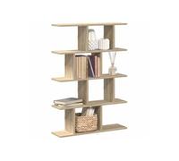 Etagère cube murale 12 compartiments chêne sonoma 860015