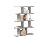 Etagère cube murale 12 compartiments sonoma gris 860018