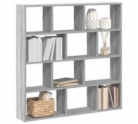 Étagère cube murale 12 compartiments vieux bois bois ingénierie vidaXL