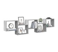 vidaXL Étagère cube murale 5 compartiments sonoma gris